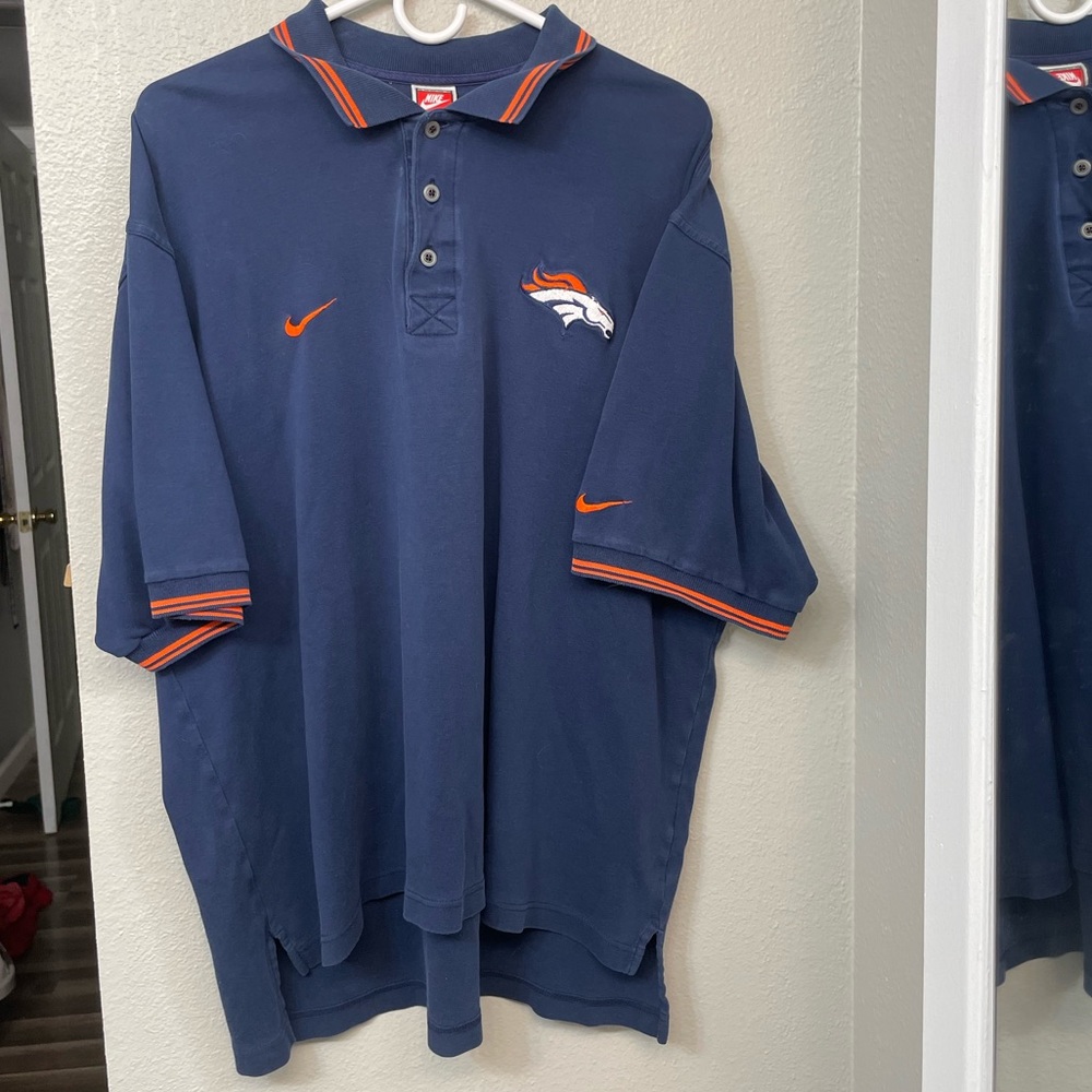 Vintage Nike Denver Broncos polo